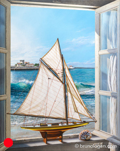 Bruno Logan - Trompe-l'oeil Painting